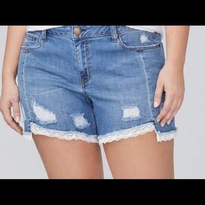 NWT Lane Bryant “Girlfriend” Shorts